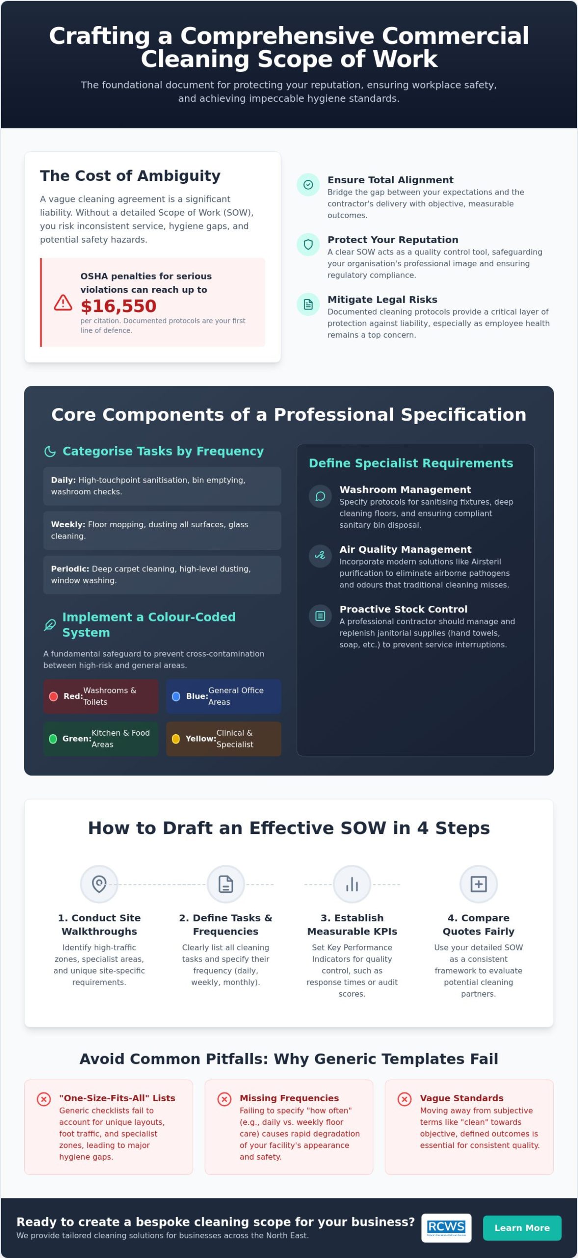 Commercial Cleaning Scope of Work: A Guide to Defining Your Service Standards