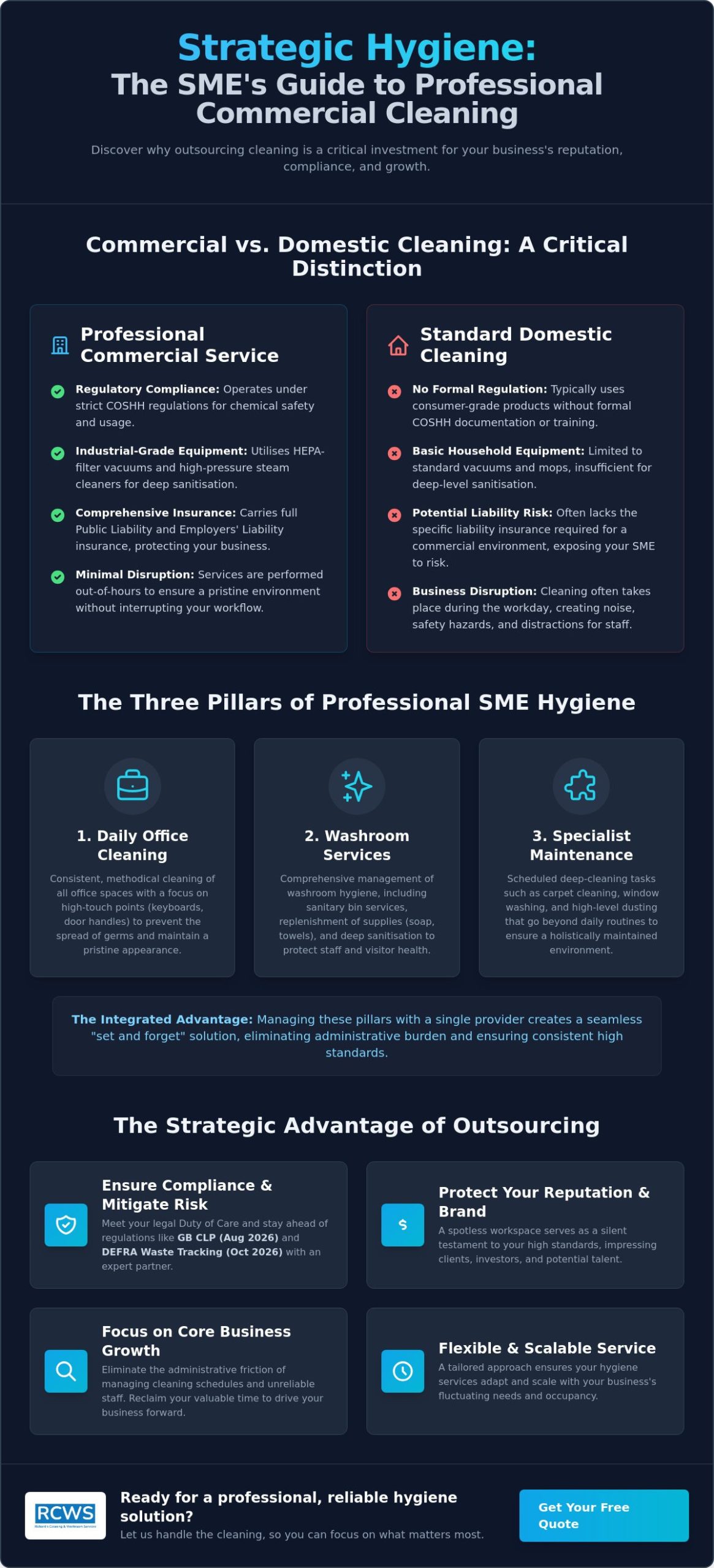 Commercial Cleaning Services for SMEs: The Ultimate Guide to Workplace Hygiene