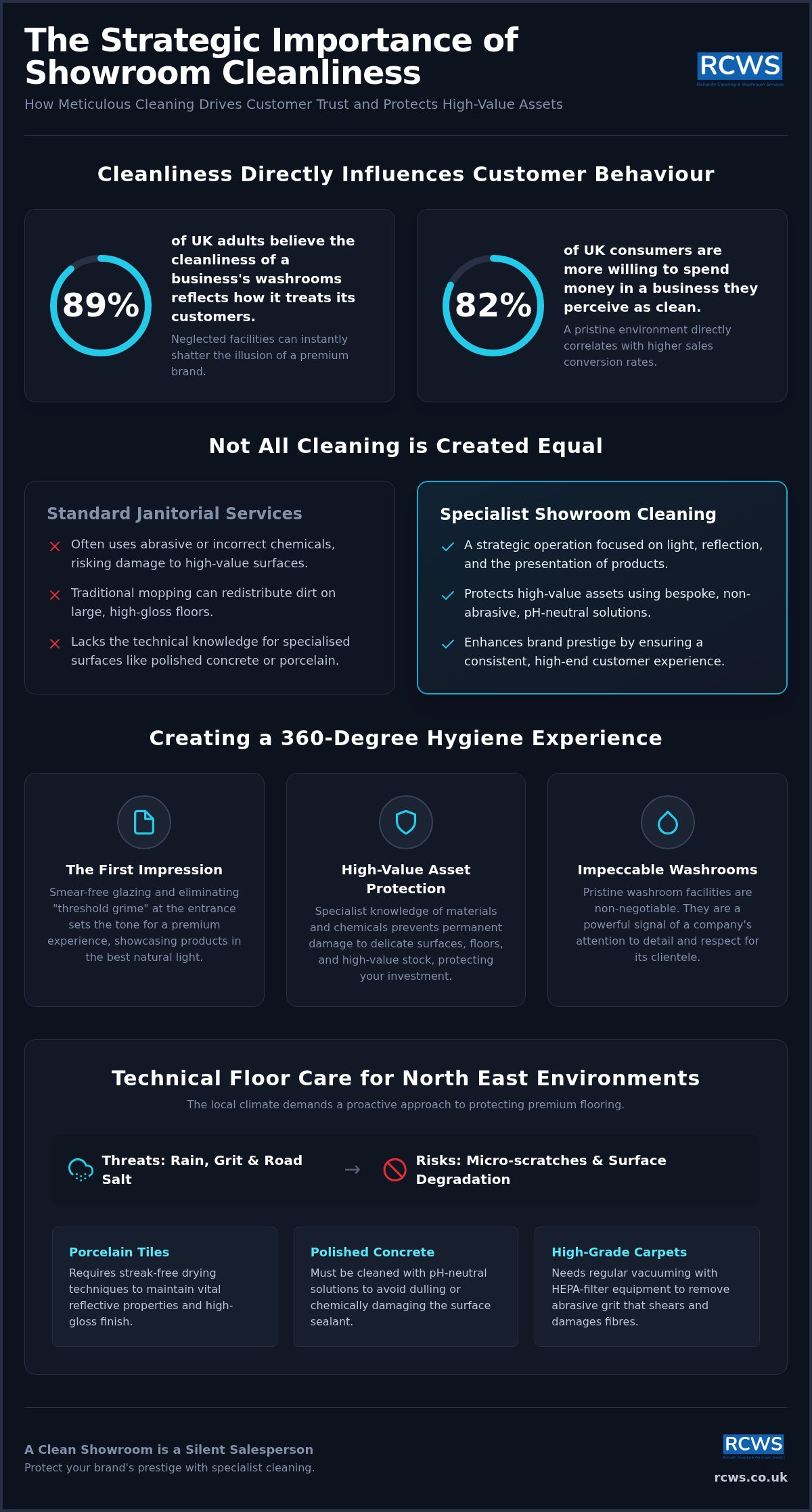 Showroom Cleaning Services North East: Protecting Your Brand’s Reputation