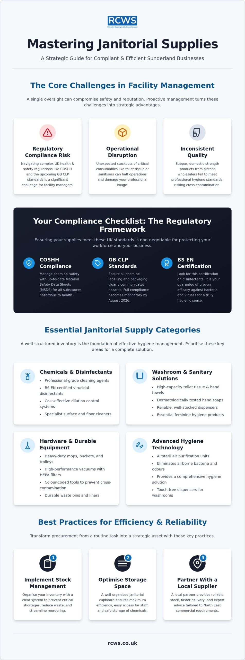 Janitorial Supplies Sunderland: A Professional Guide to Commercial Hygiene